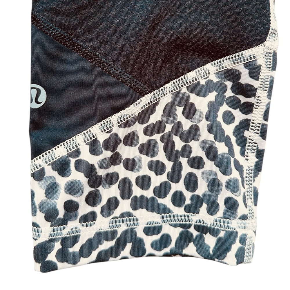 LULULEMON leopard print crop leggings size 6 - Picture 3 of 7